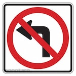 LYLE No Turn Sign