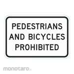 LYLE Pedestrians and Bicycles Prohibited Sign