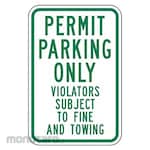LYLE Permit Parking Sign