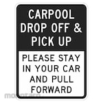 LYLE Pickup Dropoff Only Sign