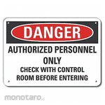 LYLE Plastic Authorized Personnel Danger Sign