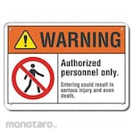 LYLE Plastic Authorized Personnel Warning Sign