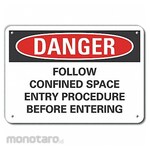 LYLE Plastic Confined Space Danger Sign