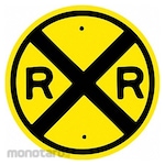 LYLE Railroad Crossing Ahead Sign