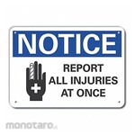 LYLE Reflective Accident Reporting Notice Sign