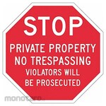 LYLE Reflective Authorized Personnel Stop Sign