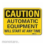 LYLE Reflective Automatic Equipment Caution Sign