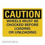LYLE Reflective Chock Wheels Caution Sign