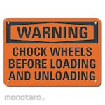 LYLE Reflective Chock Wheels Warning Sign