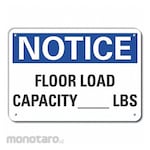 LYLE Reflective Floor Load Notice Sign
