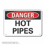 LYLE Reflective Hot Pipes Danger Sign