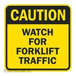 LYLE Reflective Lift Truck Caution Sign