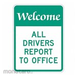 LYLE Reflective Loading & Unloading Welcome Sign