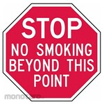LYLE Reflective No Smoking Stop Sign