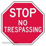 LYLE Reflective No Trespassing Stop Sign