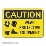 LYLE Reflective Ppe Caution Sign