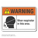 LYLE Reflective Respirator Required Warning Sign