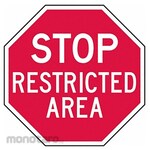 LYLE Reflective Restricted Area Stop Sign