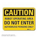 LYLE Reflective Robot Area Caution Sign