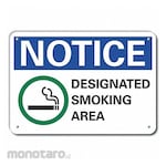 LYLE Reflective Smoking Area Notice Sign