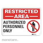 LYLE Restricted Area Sign Aluminum