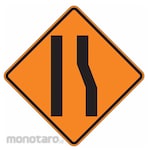 LYLE Right Lane Ends Traffic Sign