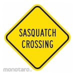 LYLE Sasquatch Crossing Traffic Sign