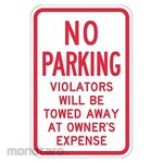LYLE Tow Zone No Parking Sign