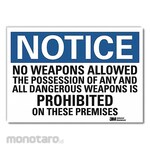 LYLE Weapon & Intoxicating Or Illegal Substance Restrictions Signs