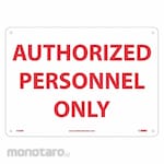 NMC Authorized Personnel Only Sign