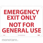 NMC Emergency Exit Only Not for General Use