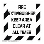 NMC Fire Extinguisher Plant Marking Stencil