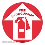 NMC Fire Extinguisher Walk On Floor Sign