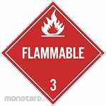 NMC Flammable 3 Dot Placard Sign