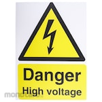 RS PRO Electrical Hazard Warning Sign