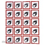 RS PRO Gloss Polymeric Vinyl Safety Labels