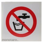 RS PRO Vinyl Not Drinking Water Sign