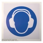 RS PRO Vinyl Wear Ear Protection Sign