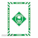 SLIP-GARD Floor Sign Vertical Rectangle English