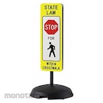 TAPCO Stop For Pedestrian In Crosswalk Sign