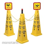 TOUGH GUY Wet & Slippery Floor Sign
