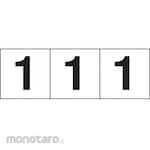 TRUSCO Number Sticker White