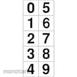 TRUSCO Number Sticker