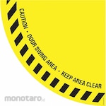 VISUAL WORKPLACE INC. Floor Sign Door Swing