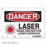 CONDOR Laser Warning Sign Aluminum