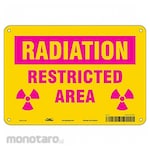 CONDOR Radiation Safety Sign Aluminum