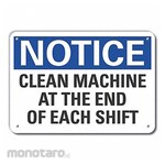 LYLE Aluminum Cleaning Notice Sign