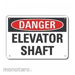 LYLE Aluminum Elevator Hazard Danger Sign