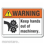 LYLE Aluminum Keep Hands Clear Warning Sign