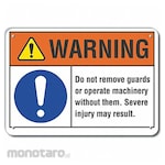 LYLE Aluminum Machine Guards Warning Sign